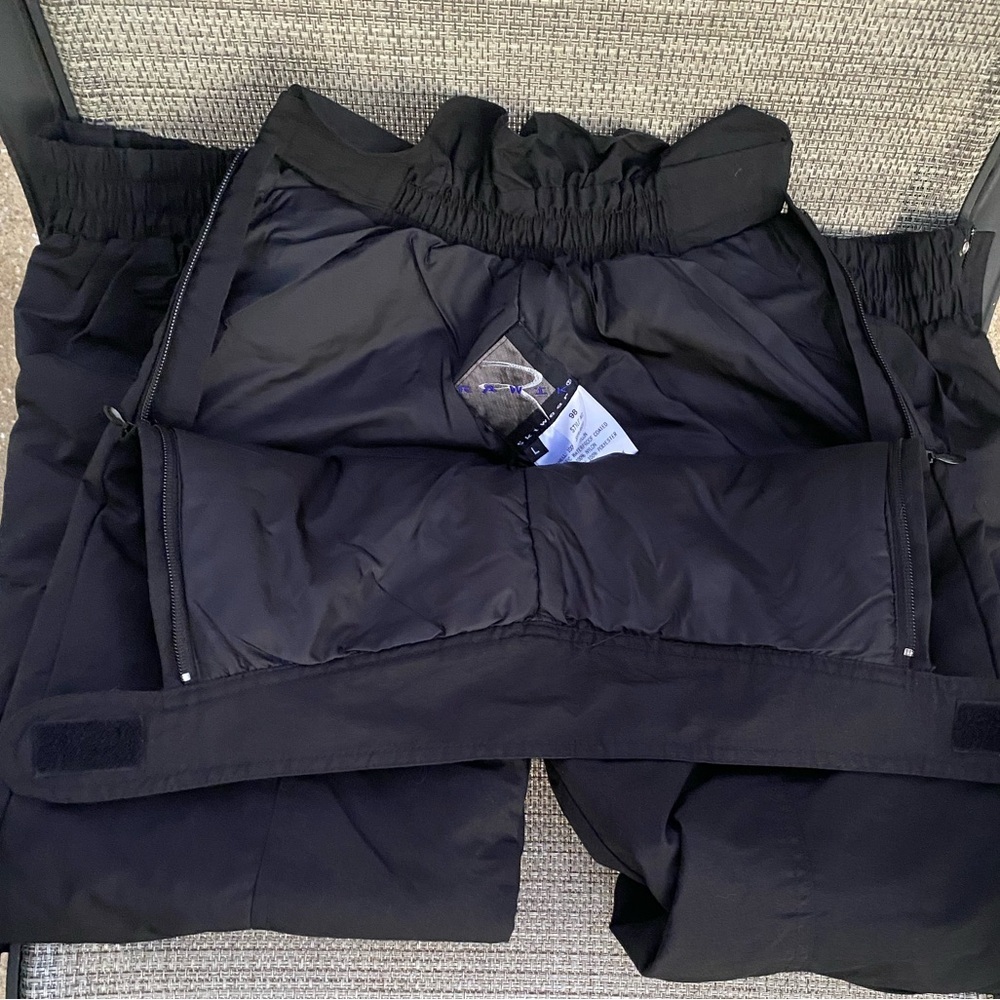 Rawik Skiwear Youth Black Insulated Zippered Pockets Jogger Ski Pants Size L - Picture 10 of 15